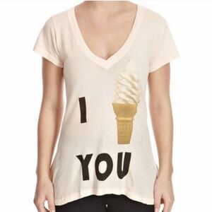 Wildfox "I ice cream cone you" short sleeve tee